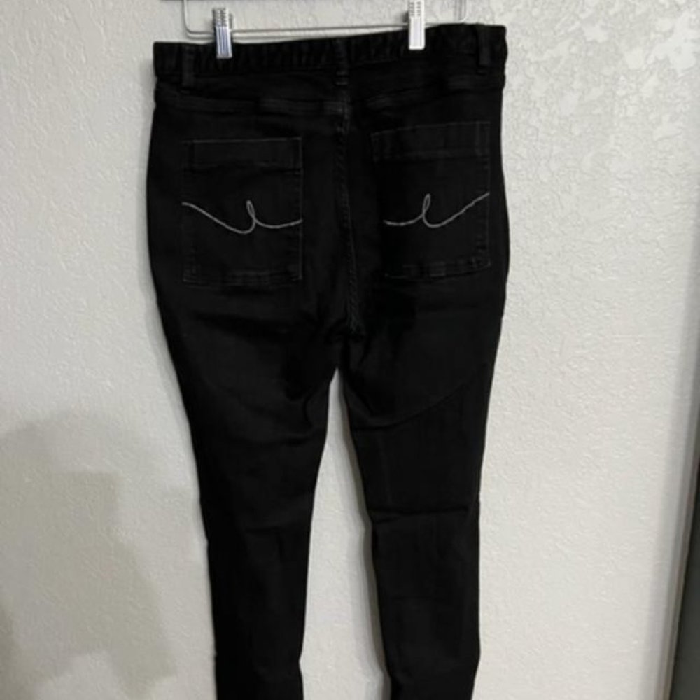 Women's by Egreis Mom Jeans Comfort Black Size M